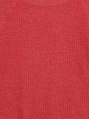 Vorschaubild 2 von Damen Pullover Gr. 38/M Pink Lochmuster Casual Frühjahr/Sommer
