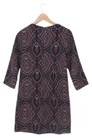 Vorschaubild 2 von Damen Freizeitkleid Gr. 34/XS Mehrfarbig Ethno Muster Polyester
