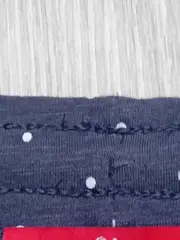 Vorschaubild 6 von Damen Shorts Blau Gepunktet Gr. 40 Baumwolle Casual