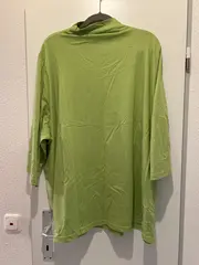 Vorschaubild 2 von Damen Langarmshirt Gr. 58-60 Grün Modern mit Cut-Outs