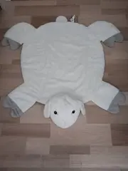 Vorschaubild 2 von Kinderteppich Lamm Schaf Spielmatte weiß grau 105x99 cm Polyester