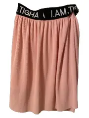 Vorschaubild 2 von Damen Faltenrock Rosa Gr. 34/XS Modern Casual Midirock