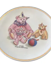 Vorschaubild 2 von Sammelteller Teddybären Clown Motiv Porzellan 1999 Roehler Collection