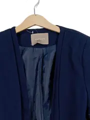 Vorschaubild 2 von Damen Blazer Gr. 32 Business Blau 3/4-Arm Elegant