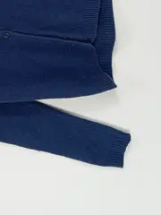 Vorschaubild 3 von Strickjacke Mädchen Gr. 130/128 Blau Wolle