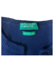 Vorschaubild 4 von Strickjacke Mädchen Gr. 130/128 Blau Wolle
