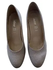 Vorschaubild 2 von Pumps Damen Gr. 38 Silber Elegant Schuhe