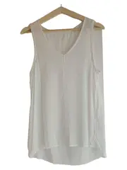 Vorschaubild 1 von Damen Unterhemd Top Gr. 36 Weiß Casual Modal Ärmellos