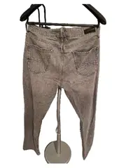 Vorschaubild 2 von Herren Jeans Regular Fit Grau W36/L32 Used Look Baumwolle