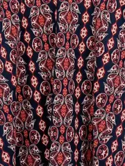 Vorschaubild 4 von Damen Sommerkleid Paisley Muster Gr. S Blau Rot Bohemian