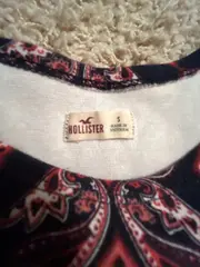 Vorschaubild 5 von Damen Sommerkleid Paisley Muster Gr. S Blau Rot Bohemian