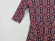 Vorschaubild 3 von Damen Sommerkleid Paisley Muster Gr. S Blau Rot Bohemian