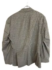 Vorschaubild 3 von Sakko Herren Gr. 50 L Grau Kariert Business Blazer