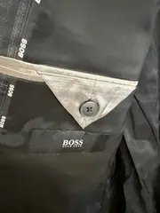 Vorschaubild 2 von Sakko Herren Gr. 50 L Grau Kariert Business Blazer