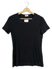 Vorschaubild 1 von Damen T-Shirt Basic Schwarz Gr. 40