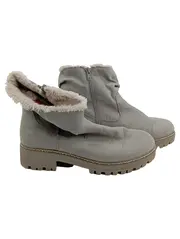 Vorschaubild 1 von Damen Stiefel Gr. 40 Grau Winterstiefel Fellfutter Casual