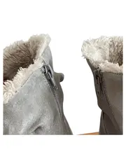 Vorschaubild 3 von Damen Stiefel Gr. 40 Grau Winterstiefel Fellfutter Casual