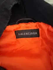 Vorschaubild 2 von Oversized Leder Bomberjacke Herren Gr. XS Schwarz