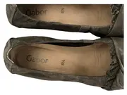 Vorschaubild 2 von Damen Pumps Schwarz Gr. 40 Leder Schleife Blockabsatz Klassisch