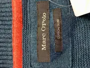 Vorschaubild 3 von Herren Pullover V-Ausschnitt M Blau Klassisch Casual