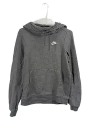 Vorschaubild 1 von Damen Kapuzenpullover Hoodie Grau meliert Logo Gr. XS 34