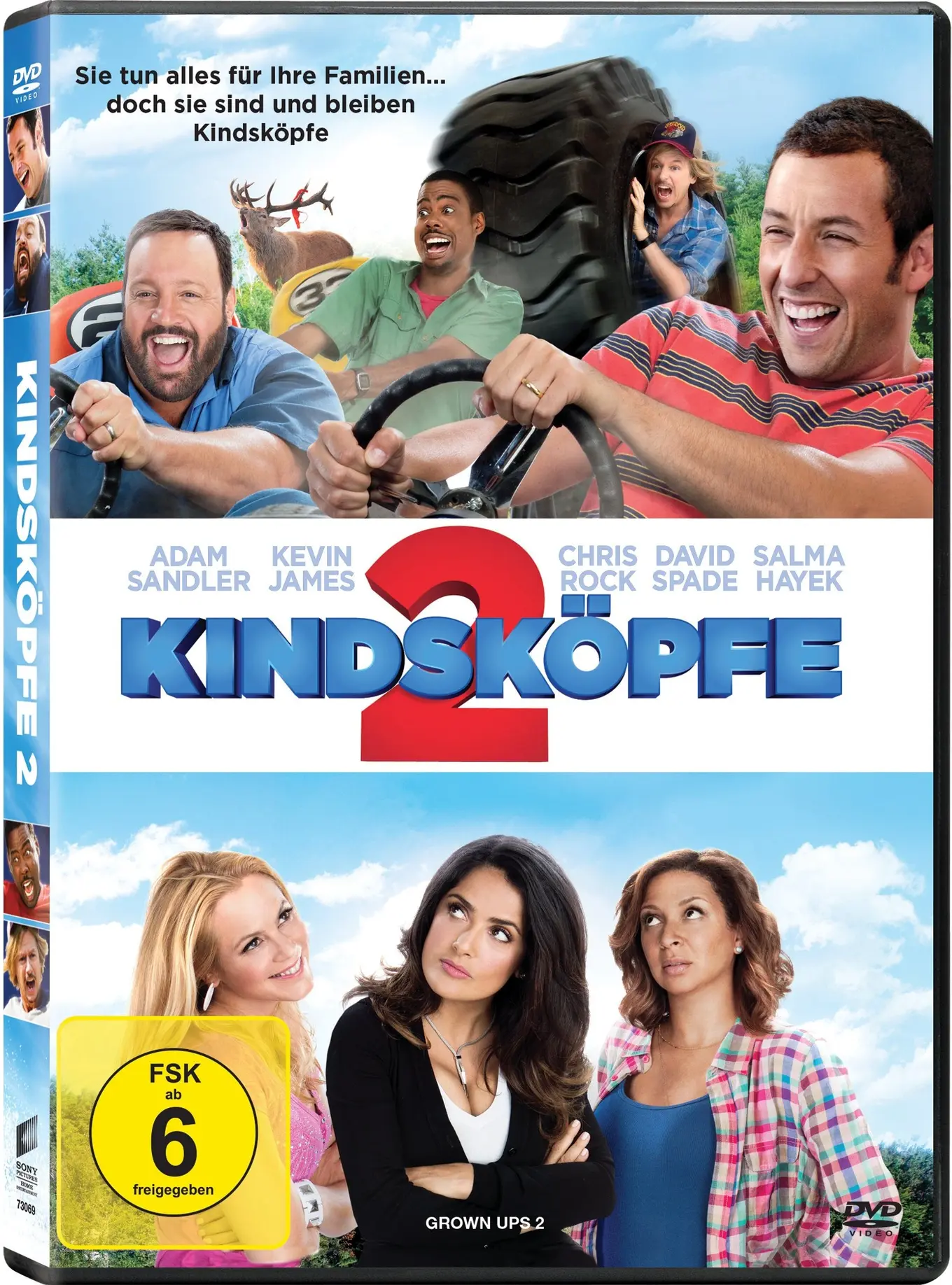 Kindsköpfe 2 DVD Familienkomödie Adam Sandler Kevin James FSK 6 Deutsch Englisch