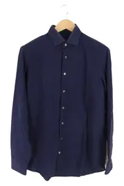 Vorschaubild 1 von Business Hemd Herren Gr. 29 Blau Elegant Klassisch Baumwolle