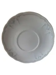 Vorschaubild 1 von Unterteller Teller Weiß Porzellan Klassisch Blumenmuster