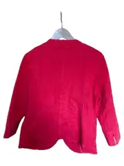 Vorschaubild 3 von Selection Damen Leichte Jacke Rot Gr. 42 XL Casual Baumwolle