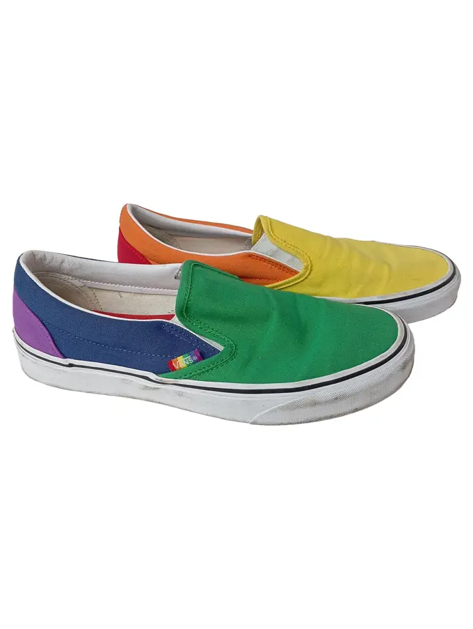 VANS Sneaker low Damen Mehrfarbig Casual Urban Slip-On Regenbogen