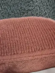 Vorschaubild 4 von Damen Pullover Rosa Retro Streifen Orange Weiß Gr. XS