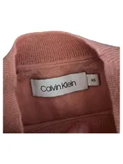 Vorschaubild 5 von Damen Pullover Rosa Retro Streifen Orange Weiß Gr. XS