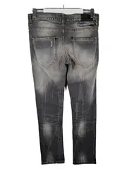 Vorschaubild 2 von Jeans Straight Leg Herren Grau W31 L33 Destroyed Streetwear