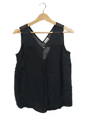 Vorschaubild 1 von Damen Top Shirt Schwarz Gr. 36/S Modern Viskose Ärmellos