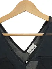 Vorschaubild 3 von Damen Top Shirt Schwarz Gr. 36/S Modern Viskose Ärmellos