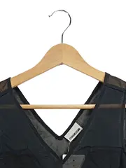 Vorschaubild 4 von Damen Top Shirt Schwarz Gr. 36/S Modern Viskose Ärmellos