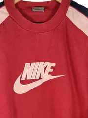 Vorschaubild 2 von Herren Sweatshirt Rot Gr. S Logo Print Freizeit Sportlich Baumwolle