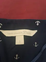 Vorschaubild 5 von Damen Hemdbluse 36/S Blau Anker Maritim Viskose Ärmellos