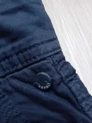 Vorschaubild 3 von Damen Hose Regular Fit Blau W30/L30 Baumwolle Casual