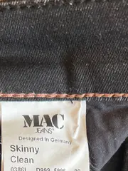 Vorschaubild 3 von Jeans Damen Slim Fit Hose Schwarz Größe 40