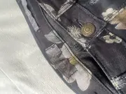 Vorschaubild 2 von Damen Jeans Wide Fit W26/34 XS Blumenmuster Mehrfarbig