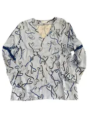 Vorschaubild 1 von Damen Bluse Gr. 36;S Blau Elegant Seide