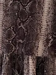 Vorschaubild 3 von Trafaluc Damen Peplum Top Schlangenmuster Braun Gr. S