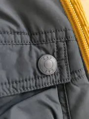 Vorschaubild 5 von Kinder Wende Steppweste Gr. 104 (4 Jahre) Cord Braun Blau