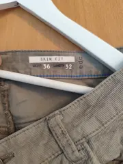 Vorschaubild 4 von Cordhose Herren Casual Uni Grau Baumwolle Gr. W36 XL