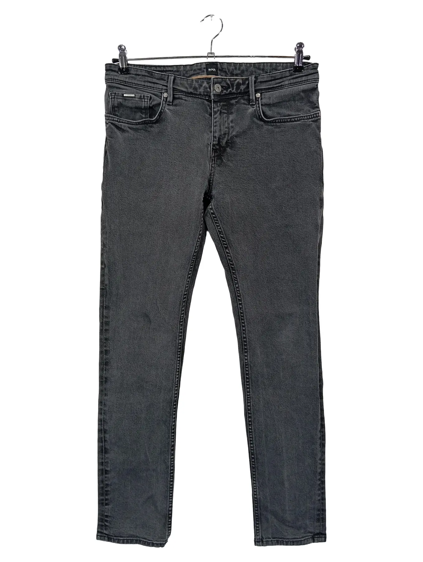 HUGO BOSS Herren Jeans Regular Fit Grau W34/L32