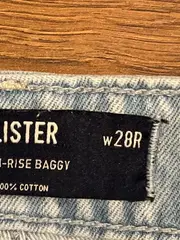 Vorschaubild 6 von Damen Jeans Ultra High-Rise Baggy W28 Hellblau Baumwolle