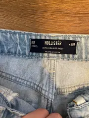 Vorschaubild 4 von Damen Jeans Ultra High-Rise Baggy W28 Hellblau Baumwolle