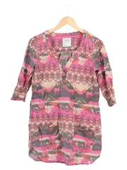 Vorschaubild 1 von Damen Bluse Gr. 38/M Mehrfarbig Casual Modern Baumwolle