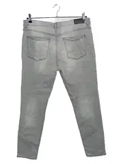 Vorschaubild 2 von Herren Jeans Tapered Fit W29/46/S Grau Casual Boyfriend Denim